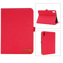 Load image into Gallery viewer, Fabric Texture Horizontal Flip Leather Tablet Case, For iPad mini 6 / mini 2024