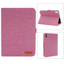 Load image into Gallery viewer, Fabric Texture Horizontal Flip Leather Tablet Case, For iPad mini 6 / mini 2024
