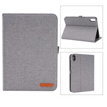 Load image into Gallery viewer, Fabric Texture Horizontal Flip Leather Tablet Case, For iPad mini 6 / mini 2024