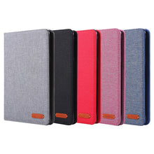 Load image into Gallery viewer, Fabric Texture Horizontal Flip Leather Tablet Case, For iPad mini 6 / mini 2024