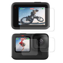 Load image into Gallery viewer, ENKAY Hat-Prince 3 in 1 Front + Back 0.2mm Tempered Glass Screen Protector Camera Film For GoPro HERO 10 Black, 1 PC, 2 PCS