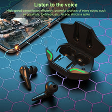 Load image into Gallery viewer, TWS-G11 Bluetooth 5.0 Low Latency TWS Stereo Gaming Earphone with Cool LED