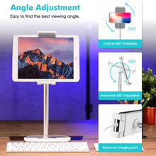 Load image into Gallery viewer, AP-4H Height Adjustable Aluminum Alloy Holder for 4.5-13 inch Mobile Phones and Tablets