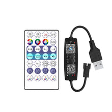 Load image into Gallery viewer, WS2812B USB 5V APP Remote Controller Bluetooth Music Controller for SK6812 WS2811 WS2812 LED Light Strip