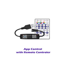 Load image into Gallery viewer, WS2812B USB 5V APP Remote Controller Bluetooth Music Controller for SK6812 WS2811 WS2812 LED Light Strip
