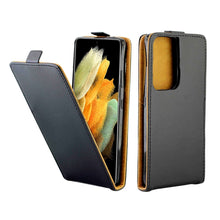 Load image into Gallery viewer, Business Style Vertical Flip TPU Leather Case with Card Slot, For iPhone 13, For iPhone 13 Pro, For iPhone 13 Pro Max, For iPhone 13 mini, For Samsung Galaxy S21 5G, For Samsung Galaxy S21 Ultra 5G, For Samsung Galaxy Quantum 2, For Samsung Galaxy A22 ...