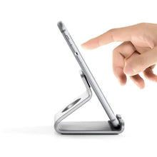 Load image into Gallery viewer, AP-4D Portable Aluminum Alloy Mobile Phone Stand Desk Tablet Stand Home Office Shelf