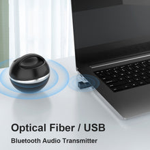 Load image into Gallery viewer, SW03 2 in 1 Bluetooth 5.0 Audio Transmitter USB + SPDIF Low Lantency Optical Wireless Adapter for TV PC