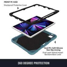 Load image into Gallery viewer, Pure Color PC + Silicone Anti-drop Tablet Tablet Case with Butterfly Holder &amp; Pen Slot For iPad Pro 11 2018 &amp; 2020 &amp; 2021 &amp; Air 2020 10.9(Dark Green)