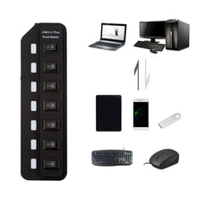 Load image into Gallery viewer, 7 Ports USB 3.0 HUB Independent Switching Splitter, Splitter
