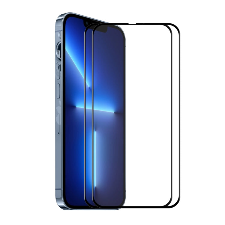 ENKAY Hat-Prince Full Glue Tempered Glass 6D Full Coverage Anti-scratch Protector for iPhone 13 / 13 Pro, 1pcs, 2pcs, 5pcs