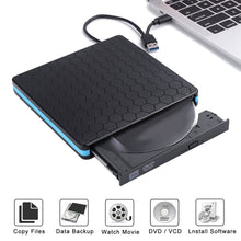 Load image into Gallery viewer, Universal Optical Drive Type-C USB 3.0 External DVD/CD/VCD Burner RW SVCD Drive Player, Universal Optical Drive