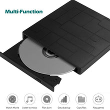 Load image into Gallery viewer, External RW DVD Recorder with Optical Drive