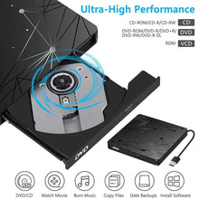 Load image into Gallery viewer, External USB 3.0 Portable DVD RW Reader Optical Drive Reader