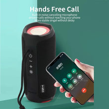 Load image into Gallery viewer, T&amp;G TG227 Outdoor Portable Waterproof Bluetooth Music Speaker with LED Support FM / TF / USB