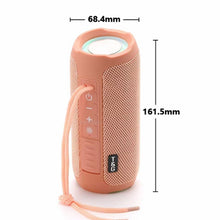 Load image into Gallery viewer, T&amp;G TG227 Outdoor Portable Waterproof Bluetooth Music Speaker with LED Support FM / TF / USB