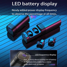 Load image into Gallery viewer, T&amp;G TG909 TWS In-Ear Mini Dual Channel Stereo Bluetooth Earphones with LED Display