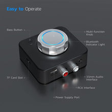 Load image into Gallery viewer, C39 Bluetooth 5.0 Receiver RCA to 3.5mm Wireless Audio Converter Supporrt TF Card