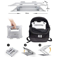 Load image into Gallery viewer, Z12 Portable Foldable Notebook Desk Stand