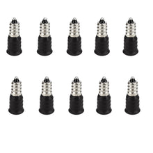 Load image into Gallery viewer, 10 PCS E12 To E14 Socket Changer LED Light Lamp Adapter, Black, White