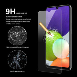 5 PCS For Samsung Galaxy A32 4G ENKAY Hat-Prince 0.26mm 9H 2.5D Curved Edge Tempered Glass Screen Film