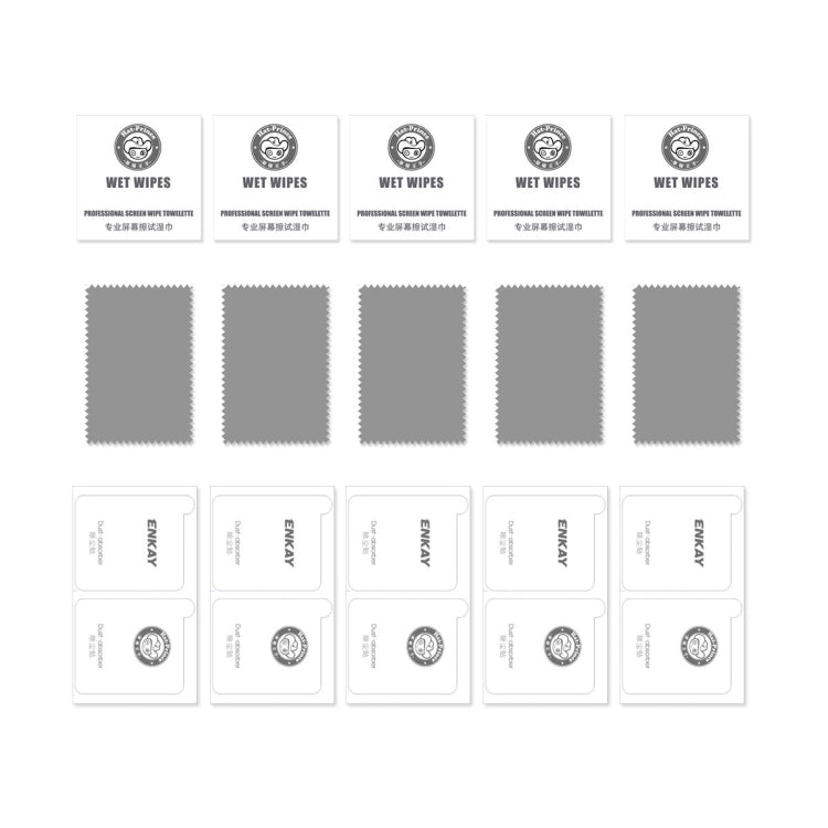 5 PCS For Samsung Galaxy A32 4G ENKAY Hat-Prince 0.26mm 9H 2.5D Curved Edge Tempered Glass Screen Film