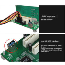 Load image into Gallery viewer, PCIe to Dual PCI Slot Adapter Card USB 3.0 Expansion Card