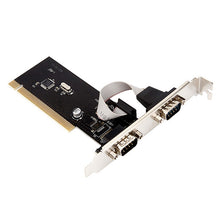 Load image into Gallery viewer, RS232 Serial Port TX382B 2 Port Pci to 9 Pin Com Riser Card Adapter with Tracking Number