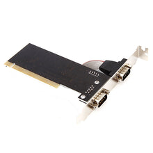 Load image into Gallery viewer, RS232 Serial Port TX382B 2 Port Pci to 9 Pin Com Riser Card Adapter with Tracking Number