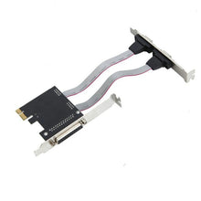 Load image into Gallery viewer, Printer Parallel Port Riser Card PCIe PCI-e Adapter
