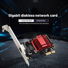Load image into Gallery viewer, Gigabit Diskless PCIe Network Card High Speed Stable Connect Network Adapter