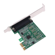 Load image into Gallery viewer, Parallel Port DB25 25pin PCIE Riser Card Printer LPT to PCI-E Express Cards AX99100 Converter Adapter