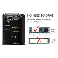 Load image into Gallery viewer, M.2 to SATA3.0 Expansion Card 22-pin Adapter 2.5-inch SSD Interface Conversion Card