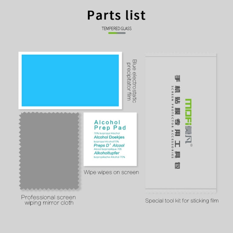 MOFI 0.18mm Ultra-thin 9H 2.5D Full Screen Tempered Glass Film