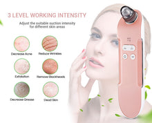 Load image into Gallery viewer, K-SKIN 3 Level Intensity Blackhead Removal Pore Cleaner Suction Rechargeable Black Spot Cleaner Facial Cleaning Machine, KD803A