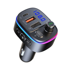 Load image into Gallery viewer, T65 Car Bluetooth FM Transmitter Dual USB Type-C QC3.0 Charger, T65