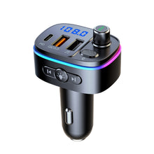 Load image into Gallery viewer, T65 Car Bluetooth FM Transmitter Dual USB Type-C QC3.0 Charger, T65