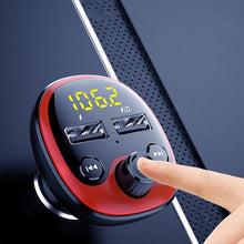Load image into Gallery viewer, BT21 Car Bluetooth FM Transmitter MP3 Player Wireless FM Transmitter Quick Charger, BT21