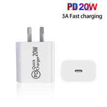Load image into Gallery viewer, AU-20W PD USB-C / Type-C Travel Charger for Mobile Phone, AU Plug, AU Plug