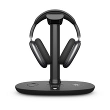 Load image into Gallery viewer, B-15A 4 in 1 Headset Holder Wireless Charger for Smart Phone &amp; iWatch &amp; Airpods