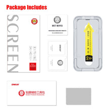 Load image into Gallery viewer, ENKAY Quick Stick Tempered Glass Film For iPhone 12 mini, For iPhone 13 mini, For iPhone 13 / 13 Pro, For iPhone 13 Pro Max