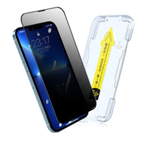 Load image into Gallery viewer, ENKAY Quick Stick Anti-peeping Tempered Glass Film, For iPhone 13 mini, For iPhone 13 / 13 Pro, For iPhone 13 Pro Max