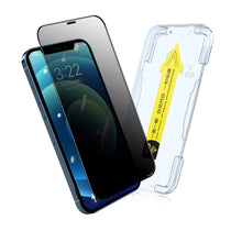 Load image into Gallery viewer, ENKAY Quick Stick Anti-peeping Tempered Glass Film, For iPhone 12 mini, For iPhone 12 / 12 Pro, For iPhone 12 Pro Max