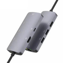 Load image into Gallery viewer, UC910 6-in-1 Type-C to HD+PD3.0+RJ45+USB3.0+USB2.0 x 2 Hub Adapter
