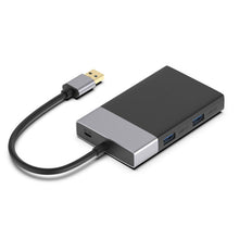 Load image into Gallery viewer, 6-in-1 USB 3.0 to USB3.0 x 2+CF Card+TF Card+SD Card+XQD Card HUB Adapter