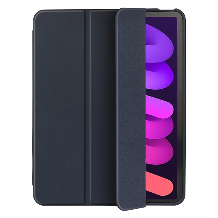 Tri-Fold Holder Leather Smart Tablet Case, For iPad mini 6 / mini 2024