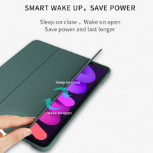 Load image into Gallery viewer, Tri-Fold Holder Leather Smart Tablet Case, For iPad mini 6 / mini 2024