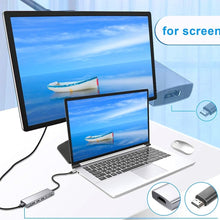 Load image into Gallery viewer, 9-in-1 USB Type-C to HDMI+USB3.0x3+Type-C+PD+SD/TF+Audio HUB Adapter, HDMI+USB3.0x3+Type-C+PD+SD/TF+Audio to Type-C