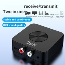Load image into Gallery viewer, BT-21 NFC Bluetooth 5.0 Receiver &amp; Transmitter RCA 3.5mm AUX Audio Adapter