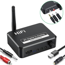 Load image into Gallery viewer, B35 Bluetooth 5.0 Receiver Digital to Analog 3.5mm Audio Converter